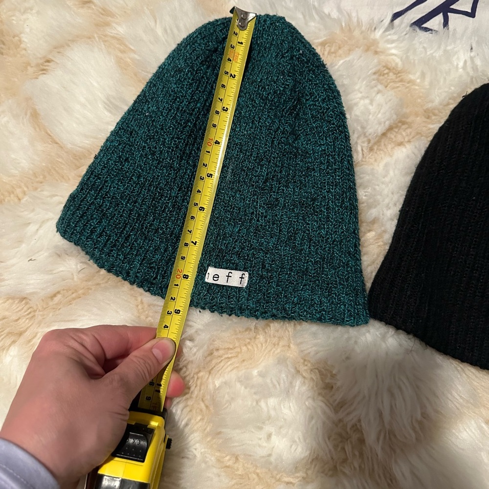 NEFF Classic Black Knit Beanie, EUC - Picture 8 of 8